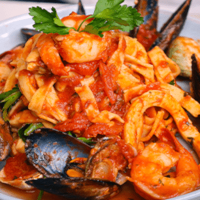 Seafood pasta